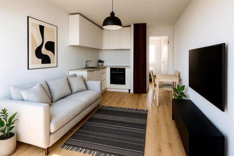 Gotowe mieszkanie 2-pokojowe z balkonem – 41,18 m²